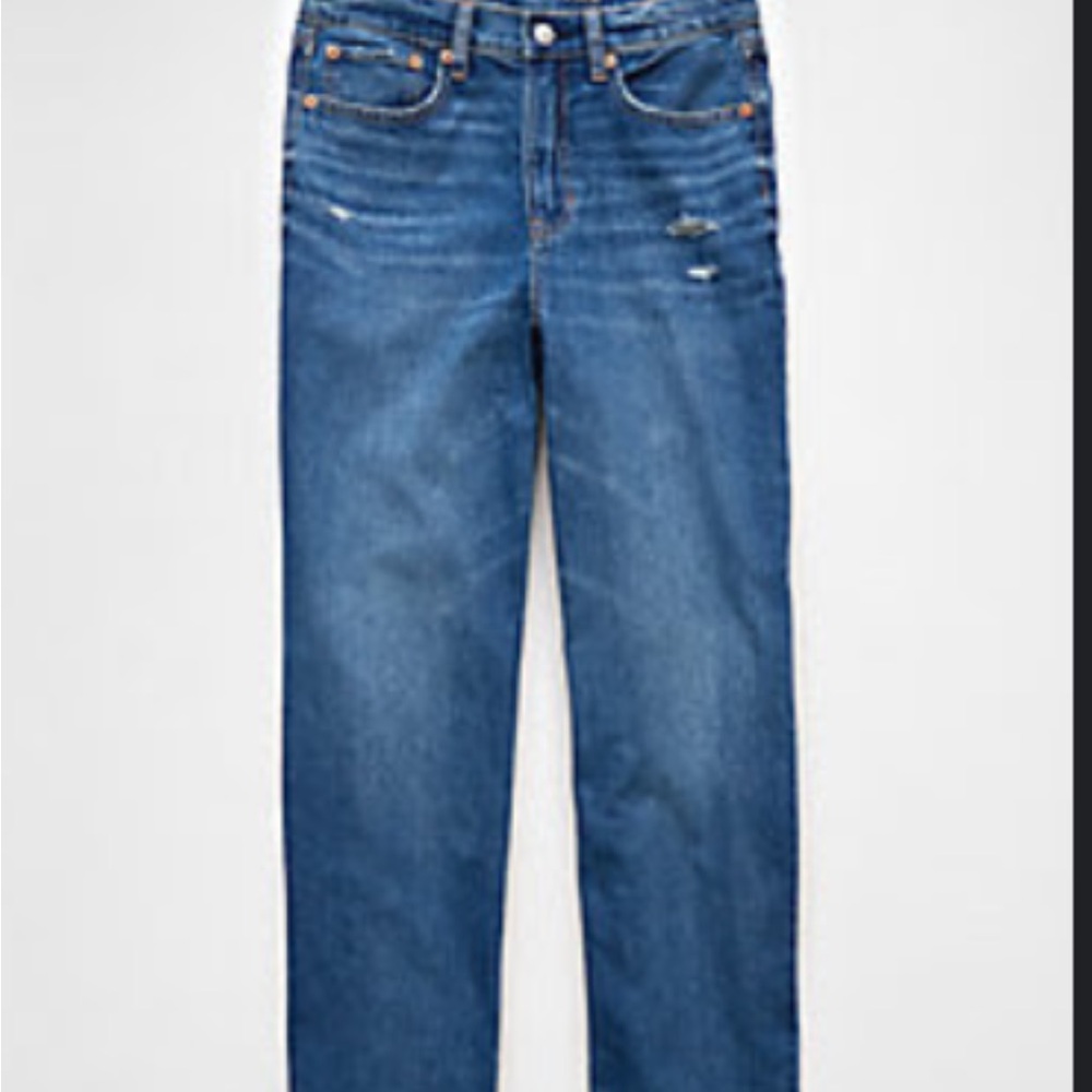 American Eagle Outfitters Classic Blue Straight Leg Jeans